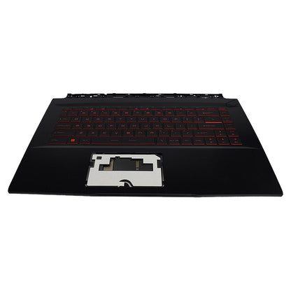For MSI GF65 9SD 9SE 10SD MS-16W1 Palmrest Backlit Keyboard Upper Case Black US