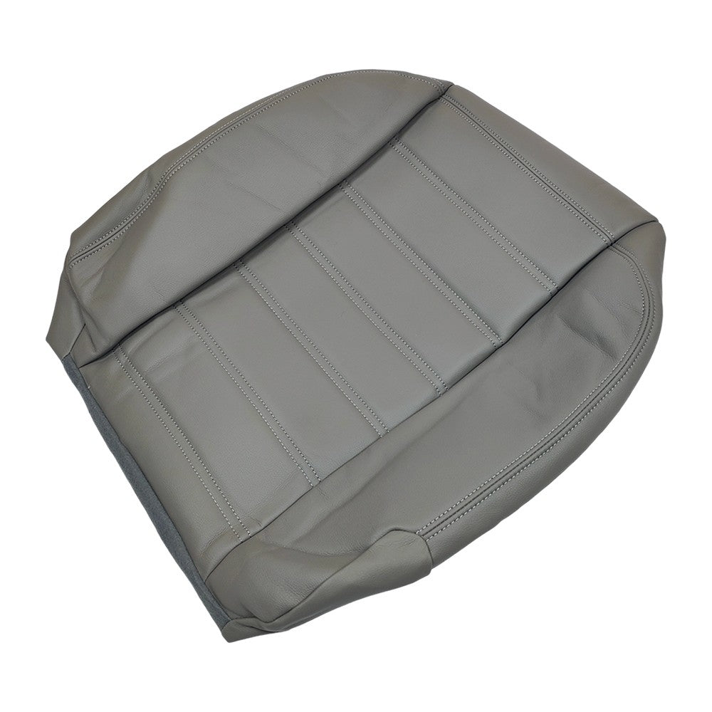 2003 to 2007 For Hummer H2 Front Driver Side Bottom Leather Seat Cover Gray