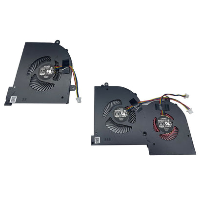 CPU & GPU Cooling Fan For MSI GS65 GS65VR MS-16Q2 16Q2-CPU-CW Stealth 4-wires