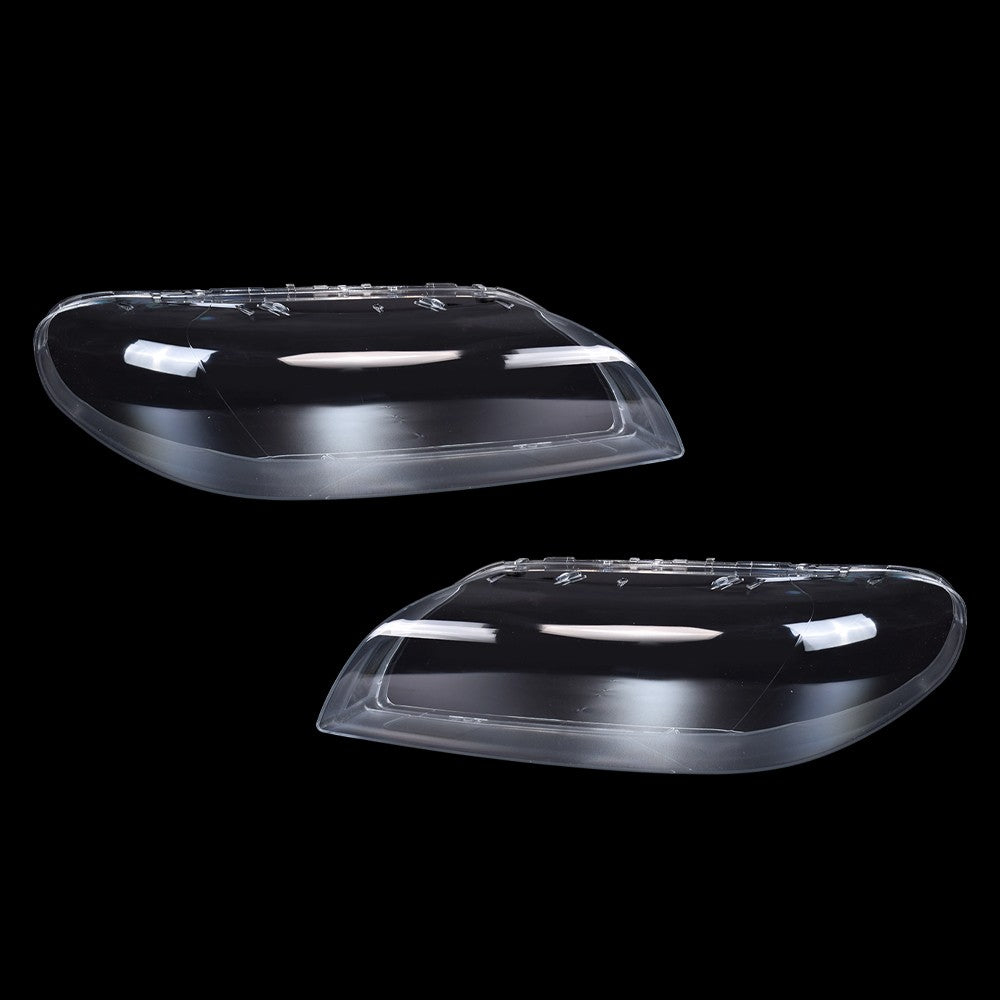 2Pcs Left & Right Side Headlight Lens Covers Replacement For Volvo S80 2007-2016