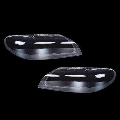 2Pcs Left & Right Side Headlight Lens Covers Replacement For Volvo S80 2007-2016