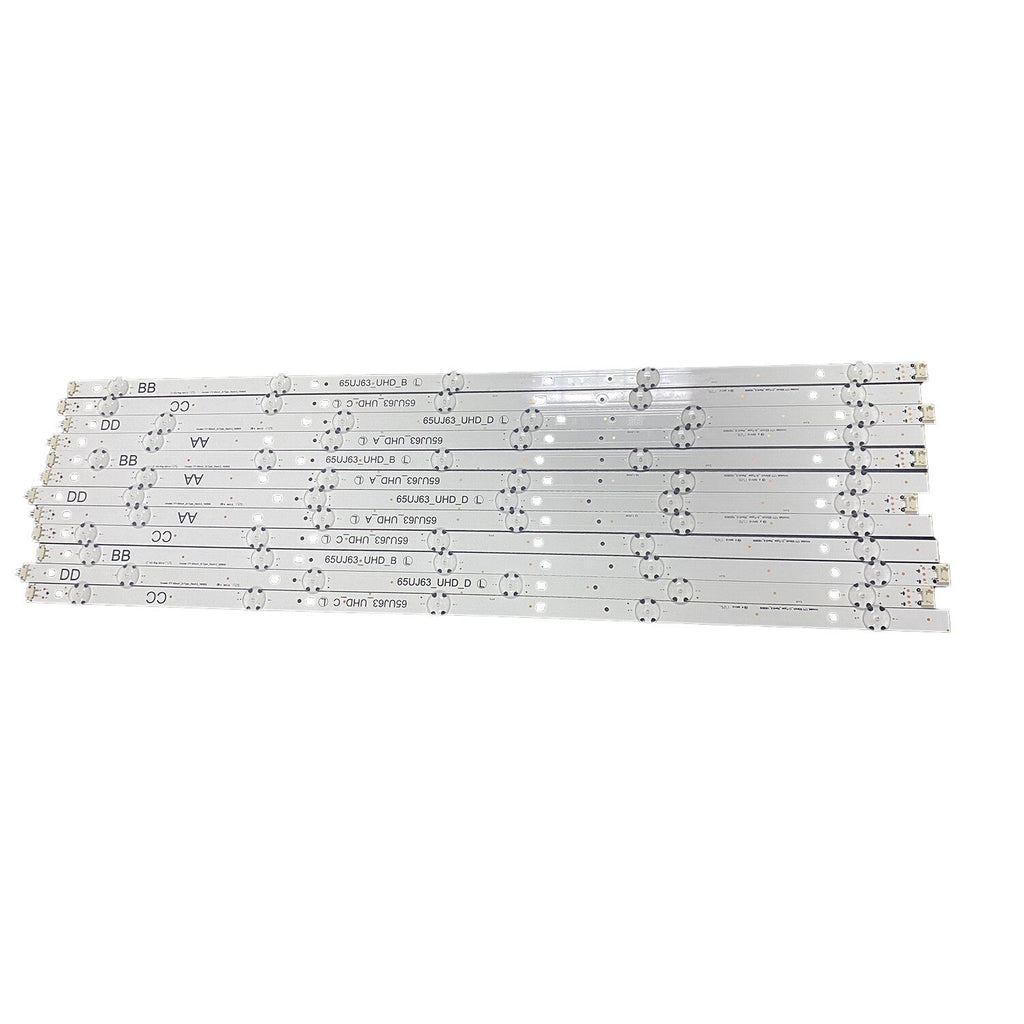 65UJ63 UHD A B C D LED strips for 65UJ634V 65UJ6300 65UJ630V 65UJ5500
