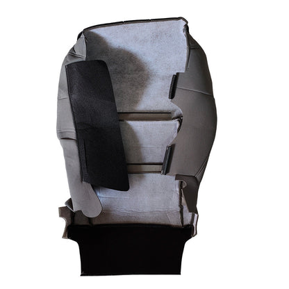 For 2014 2015-2021 Toyota Tundra Front Driver Bottom Cloth Seat Cover Gray/Black