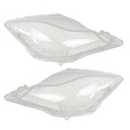 A Pair Front Side Headlight Lens Cover For 2014- 2017 Maserati Quattroporte