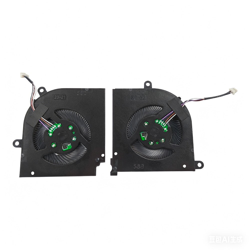 New CPU+GPU Cooling Fan for MSI Stealth 15M MS-1562 MS-1563 BS5405HS-U4W U4X