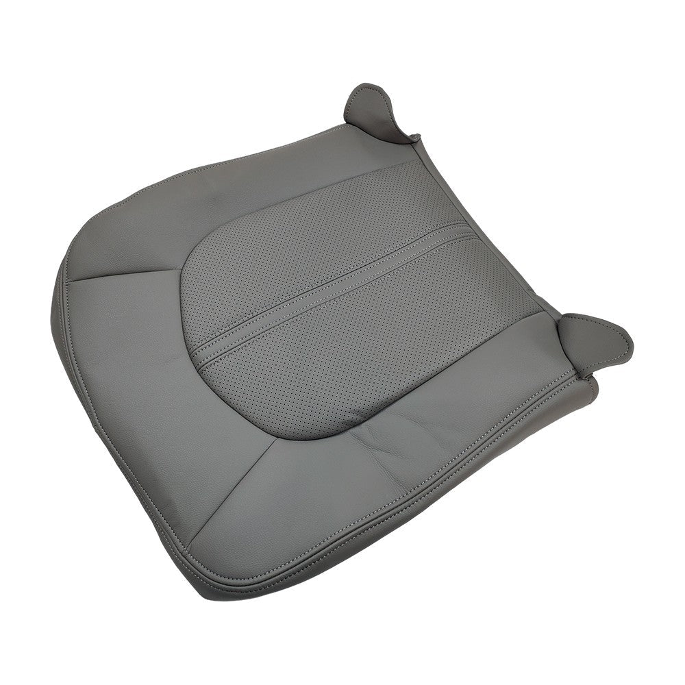 Front Driver Bottom Leather Seat Cover Gray For 2008 - 2013 Cadillac CTS