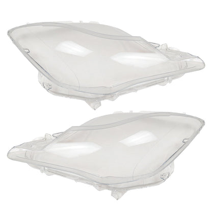 A Pair Front Side Headlight Lens Cover For 2014- 2017 Maserati Quattroporte