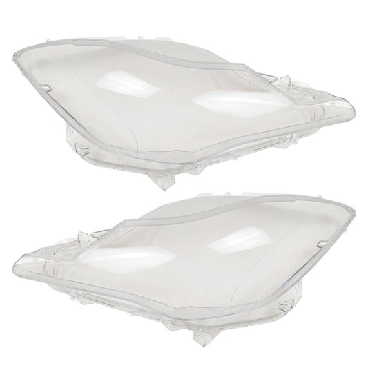A Pair Front Side Headlight Lens Cover For 2014- 2017 Maserati Quattroporte