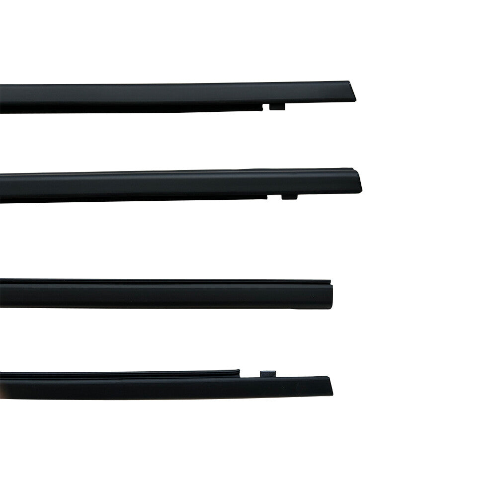 4PCS Weatherstrip Window Moulding Trim Seal Belt For Honda Civic Sedan 2016-2021