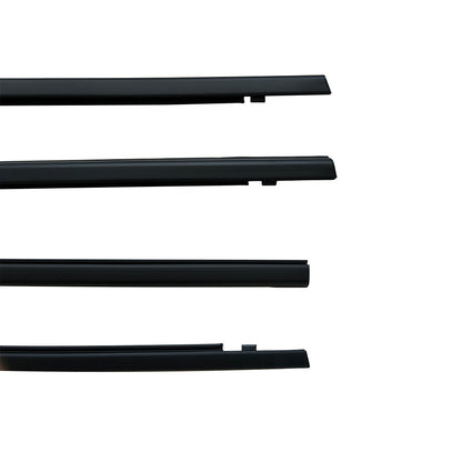 4PCS Weatherstrip Window Moulding Trim Seal Belt For Honda Civic Sedan 2016-2021
