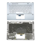 For Asus GA401Q GA401 GA401I GA401U 14in Palmrest Cover Backlit Keyboard Silver