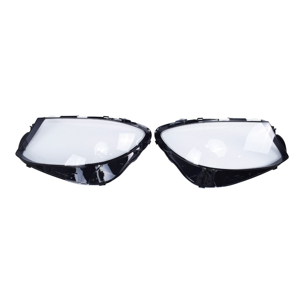 Headlight Lens Covers for Mercedes E-Class W213 2017-2020 Left+Right w/ Sealant