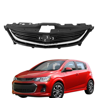 Grill Front Upper Grille Black Fit For Chevrolet Sonic LS 2017 2018-2020 New