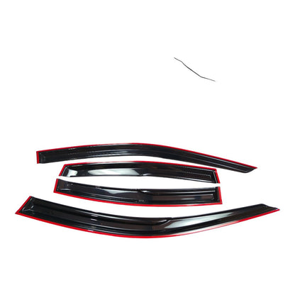 FOR 2021-2025 LEXUS IS300 IS350 PREMIUM BLACK TRIM WINDOW VISOR RAIN GUARD US