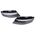 2PCS Left & Right For 2009-2012 Audi A4 Headlamp Cover Headlight Lens Cover