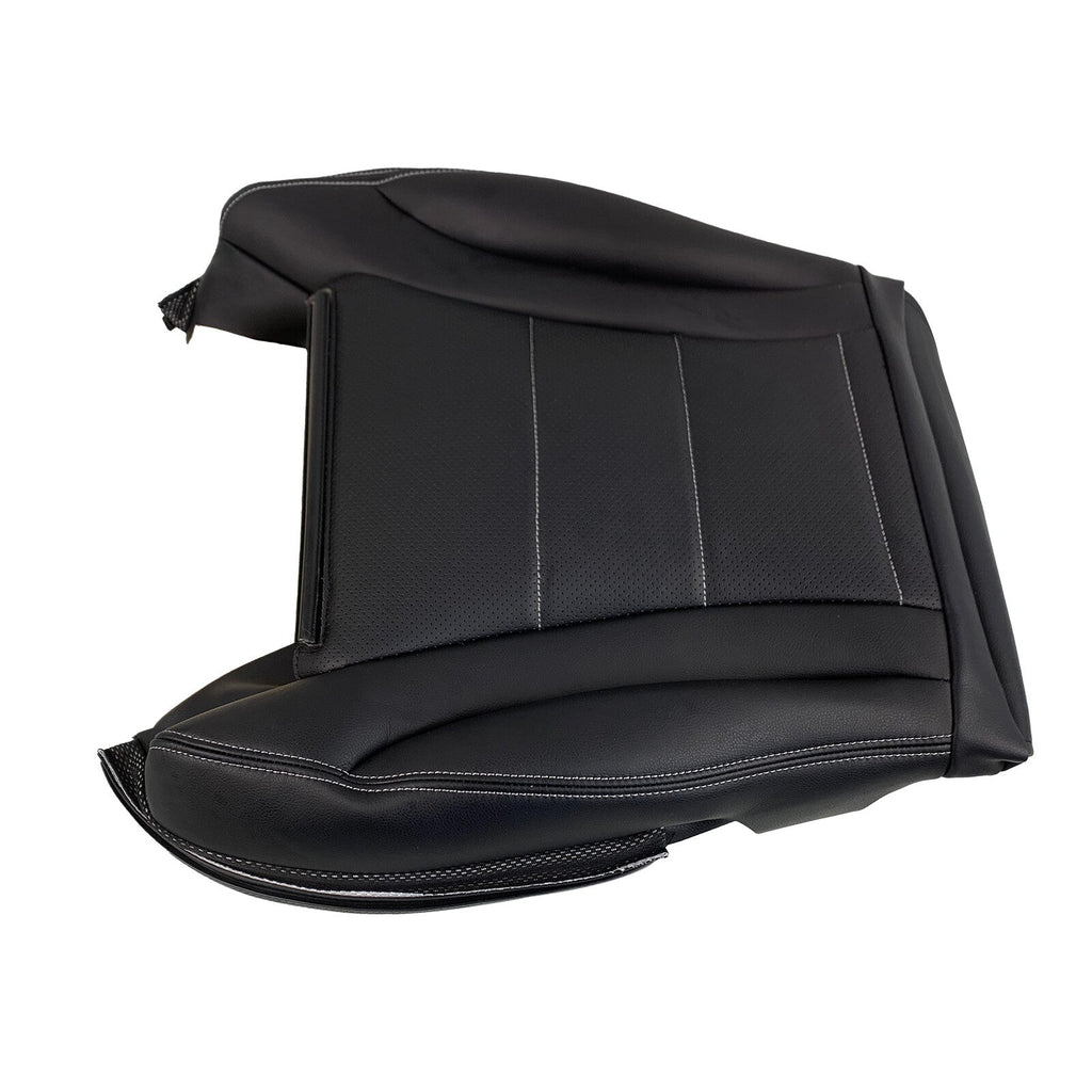 New For 2015-21 Mercedes Benz C300 Sedan Driver Bottom Leather Seat Cover Black