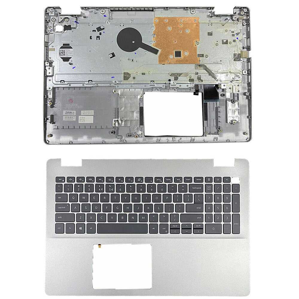 New For DELL Inspiron 5593 Palmrest US Keyboard Backlit Type-C 07G0RN Silver US