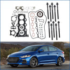 For 2012-2019 Hyundai Kia Accent Rio 1.6L L4 DOHC 16V Head Gasket With Bolts Set