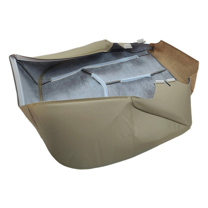 Driver & Passenger Bottom Leather Seat Cover Tan For 2005-2006 Cadillac Escalade