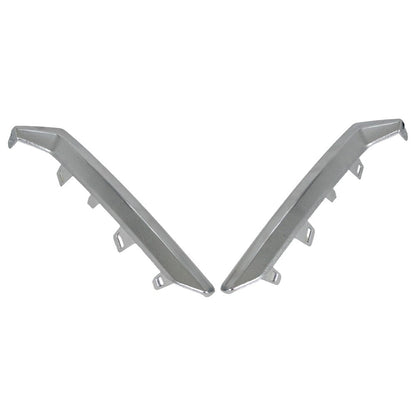 Left&Right Front Fog Light Cover Trim Chrome For 2017 2018 Subaru Forester