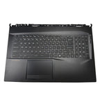 For MSI GE75 Palmrest Keyboard Full Color Backlit Non-Touchpad 3077E2C213Y Black