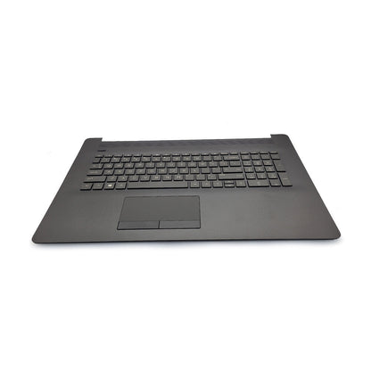 Palmrest Non-Backlit US Keyboard 73H1 PTP Touchpad Black For HP 17BY 17-CA 17-BY