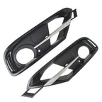 For BMW 3 Series F30 F31 4pcs Front Bumper Fog Light Lamp Grille Covers Trim