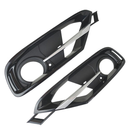 For BMW 3 Series F30 F31 4pcs Front Bumper Fog Light Lamp Grille Covers Trim