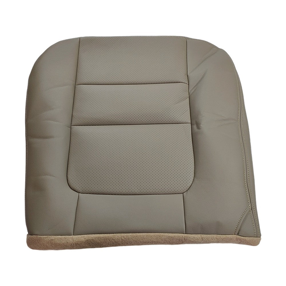 Driver Bottom & Top Leather Seat Covers TAN For 2001 Ford F250 F350 F450 Lariat