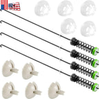 4Pcs W11130362 Washer Suspension Rod Kit For Whirlpool W10594080 Washing Machine