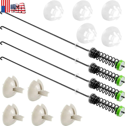 4Pcs W11130362 Washer Suspension Rod Kit For Whirlpool W10594080 Washing Machine