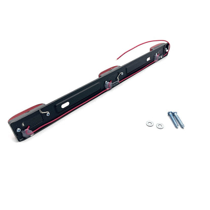 Truck Trailer Tail Lights Red LED Stainless Rear Clearance ID Marker Light Bar