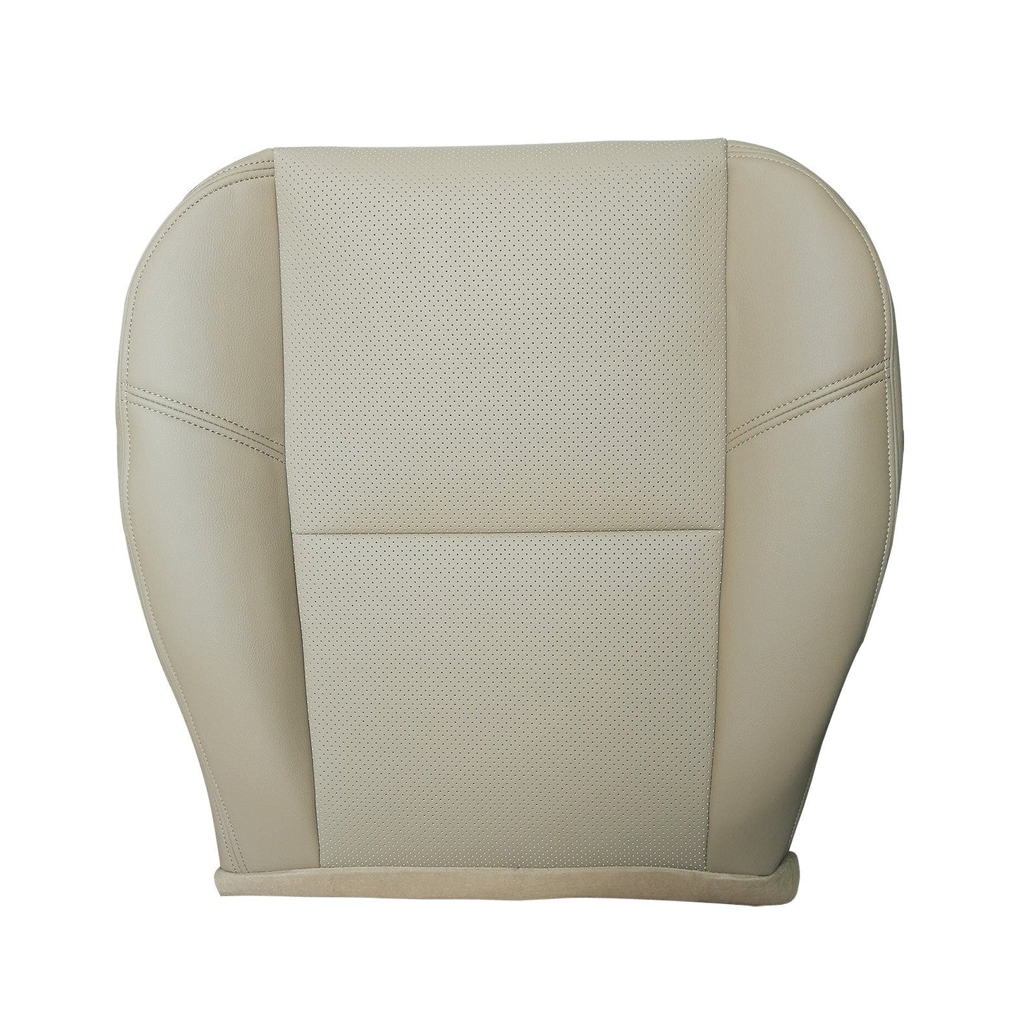 Front Bottom Leather Seat Cover Tan For 2007 2008 - 2014 Cadillac Escalade
