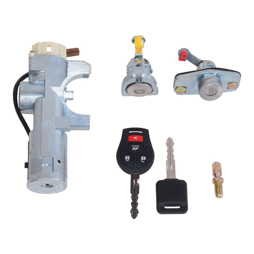 For Nissan Versa 12-19 Ignition Lock Cylinder & Door &Trunk Deck Lid Lock & Keys