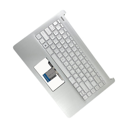 Silver Palmrest Keyboard For HP 14-DQ 14-FQ0110WM 14s-dq 14s-fq 14-FQ L88200-001