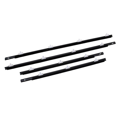 Front Rear Door Belt Glass Weatherstrip Seal for Nissan Sunny B13 Sentra
