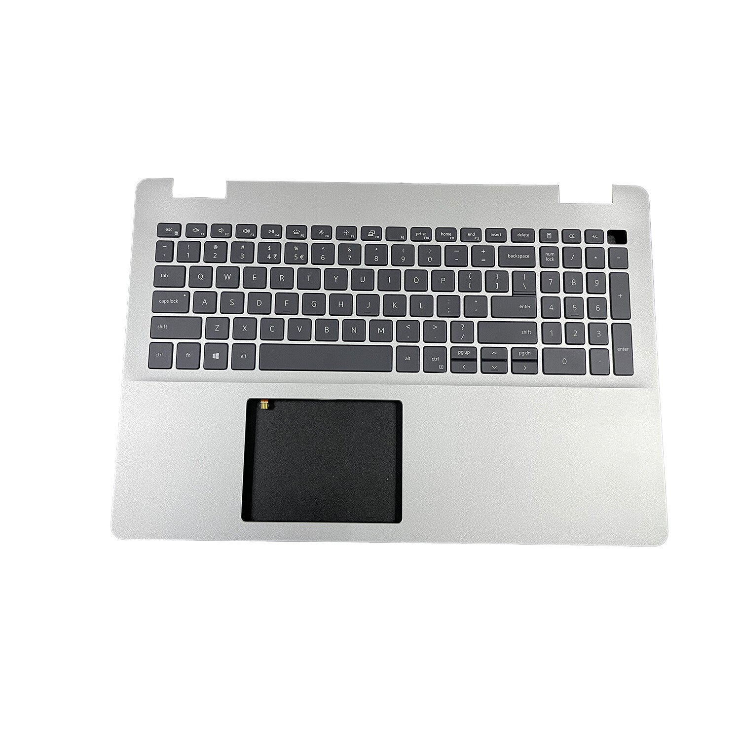New For DELL Inspiron 5593 Palmrest US Keyboard Backlit Type-C 07G0RN Silver US