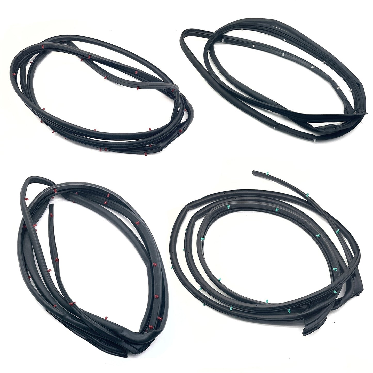1 Set (4 PC) 4 Door Weatherstrip Moulding Seal For Honda ACCORD Sedan 2003-2007