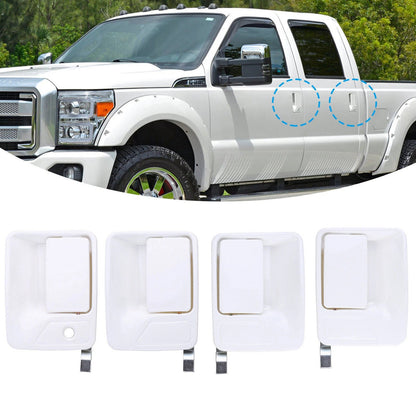 4× Front & Rear Outside Door Handle Fit For 1999-2016 Ford Super Duty F250 F350