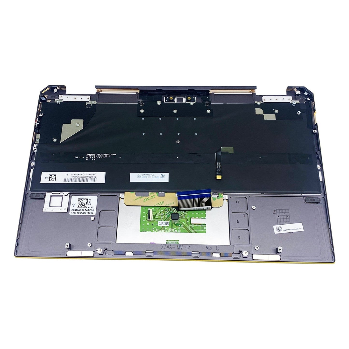 Palmrest Keyboard Backlit Touchpad L73748-001 For HP Spectre X360 13-AW TPN-Q225