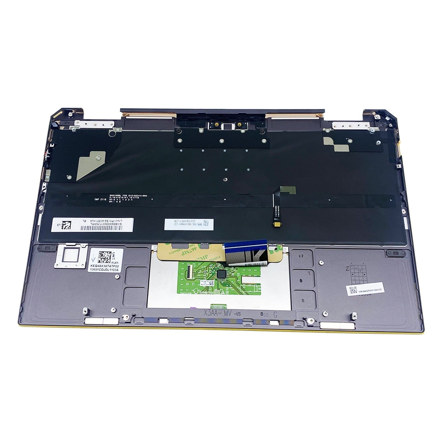 Palmrest Keyboard Backlit Touchpad L73748-001 For HP Spectre X360 13-AW TPN-Q225