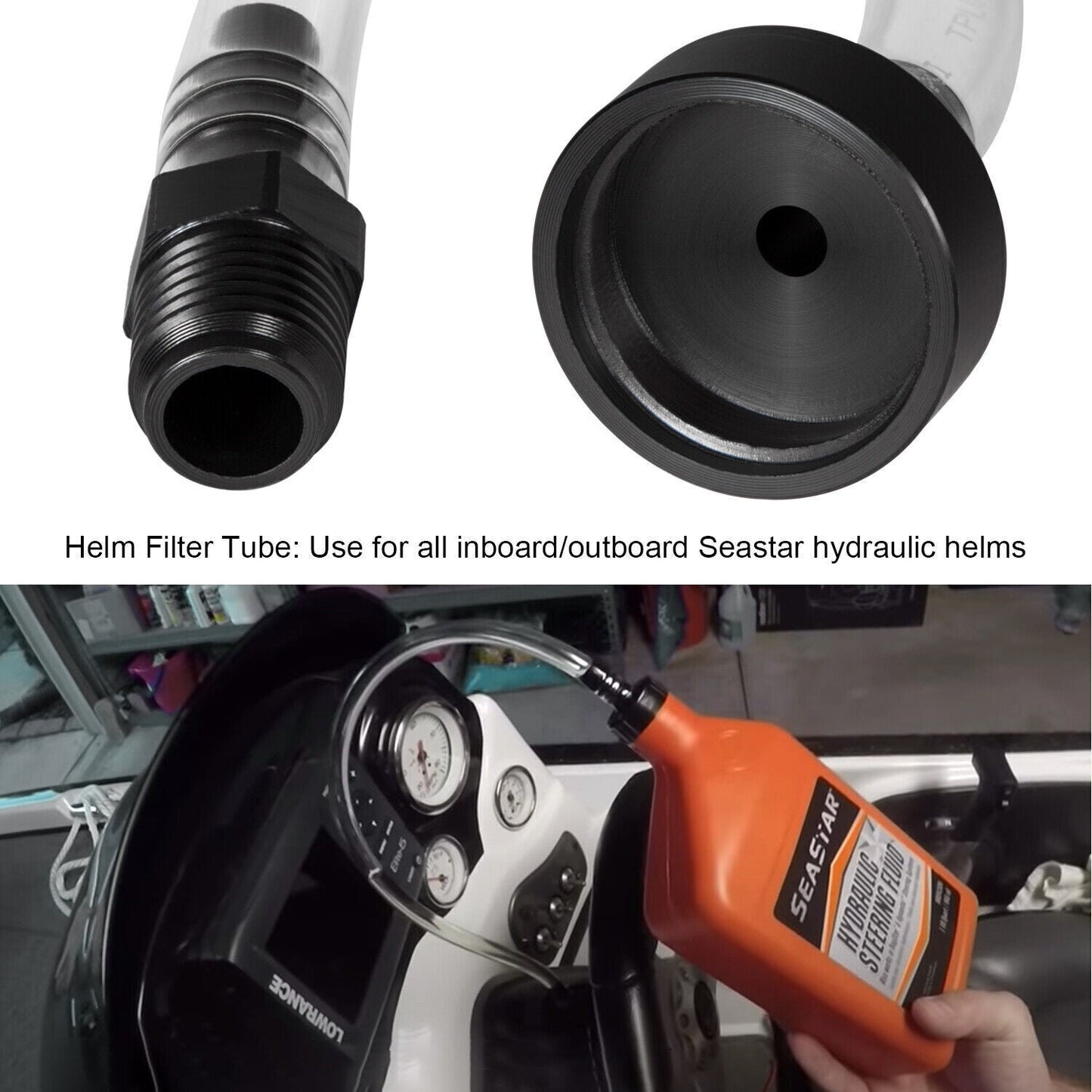 HS5157 Front Mount Hydraulic Steering Cylinder Seal Kit & Bleed Kit for Seastar