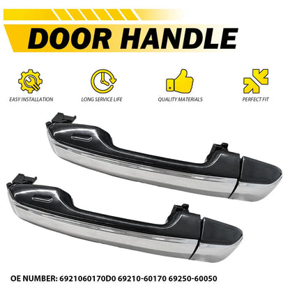 2X Rear Exterior Door Handle Left+Right 69210-60170 For 2010-20 Toyota 4Runner K