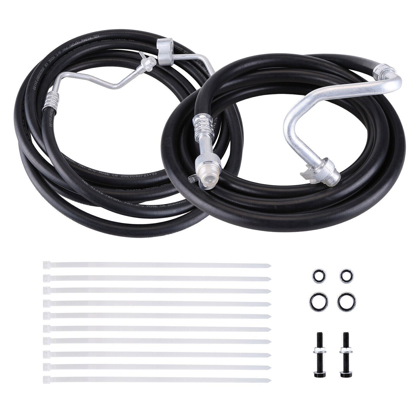 SU33468 Rear AC Line Set Aux AC Hose Kit for Chevy Suburban 2007 2014