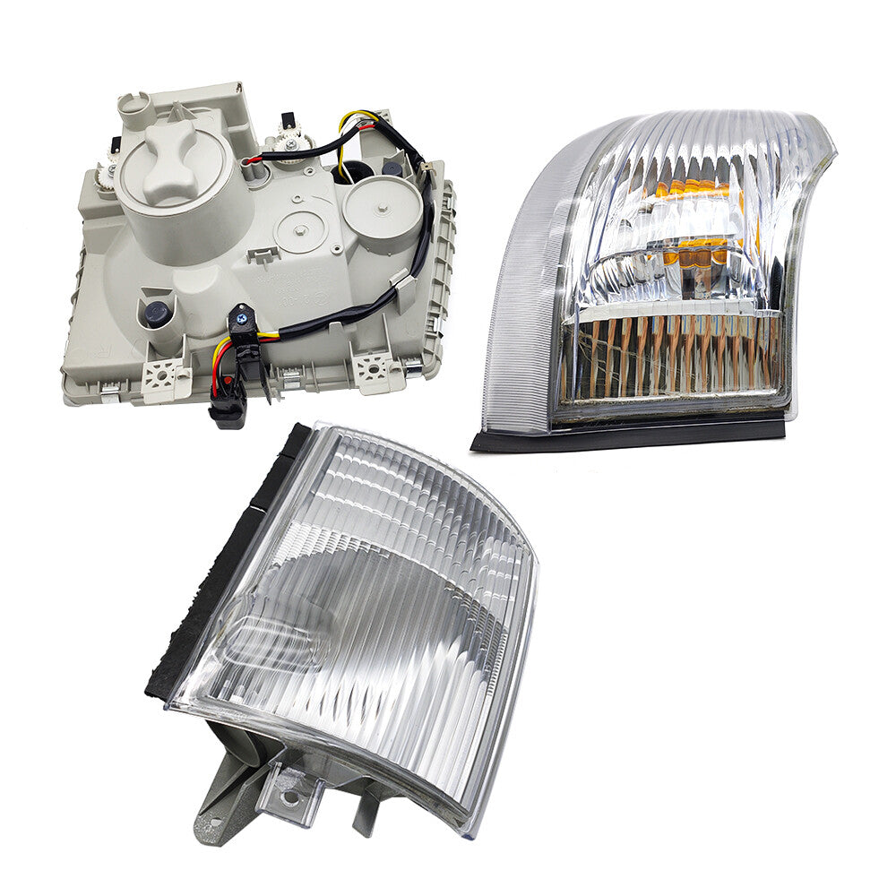 RH Headlight w/ Corner Lamp & Marker Light For Mitsubishi FUSO FE140 FE145 FE180