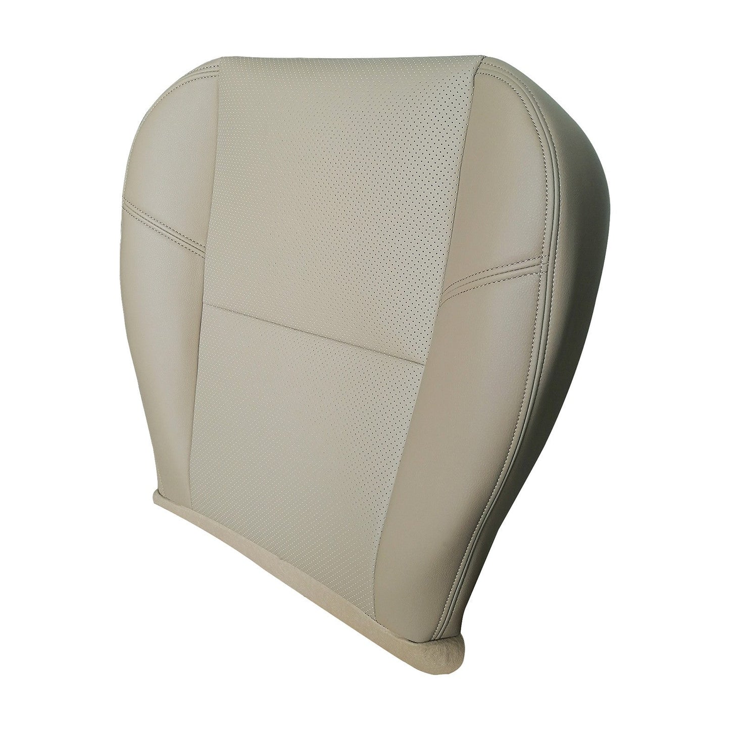 Front Bottom Leather Seat Cover Tan For 2007 2008 - 2014 Cadillac Escalade