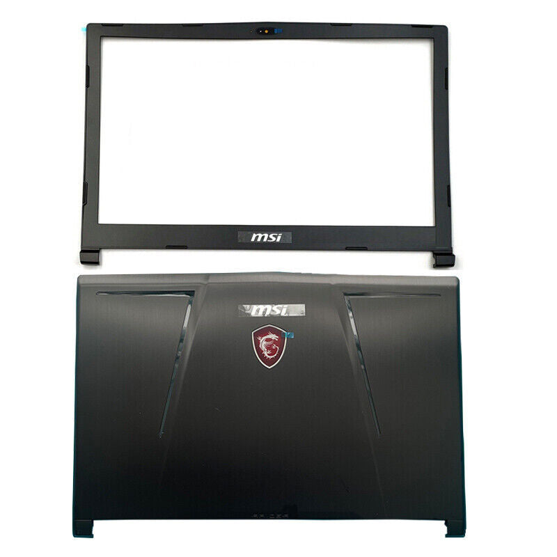 New For MSI GE63 Raider RGB MS-16P5 Top LCD Back Cover+Front Bezel+Screen Hinges