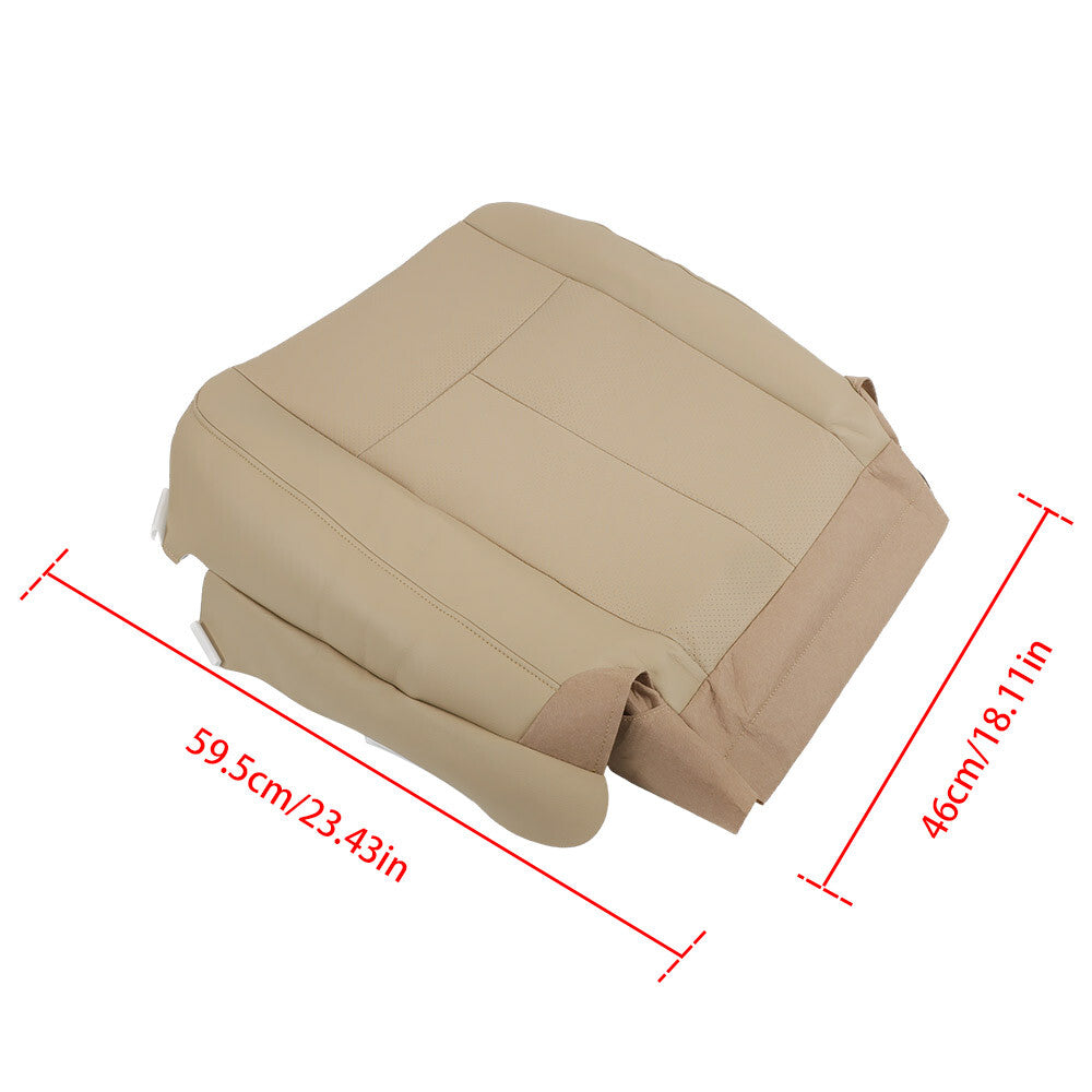 For Ford Expedition 2007-2014 Perforated Front Driver Bottom Leather Seat Cover