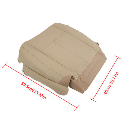For Ford Expedition 2007-2014 Perforated Front Driver Bottom Leather Seat Cover