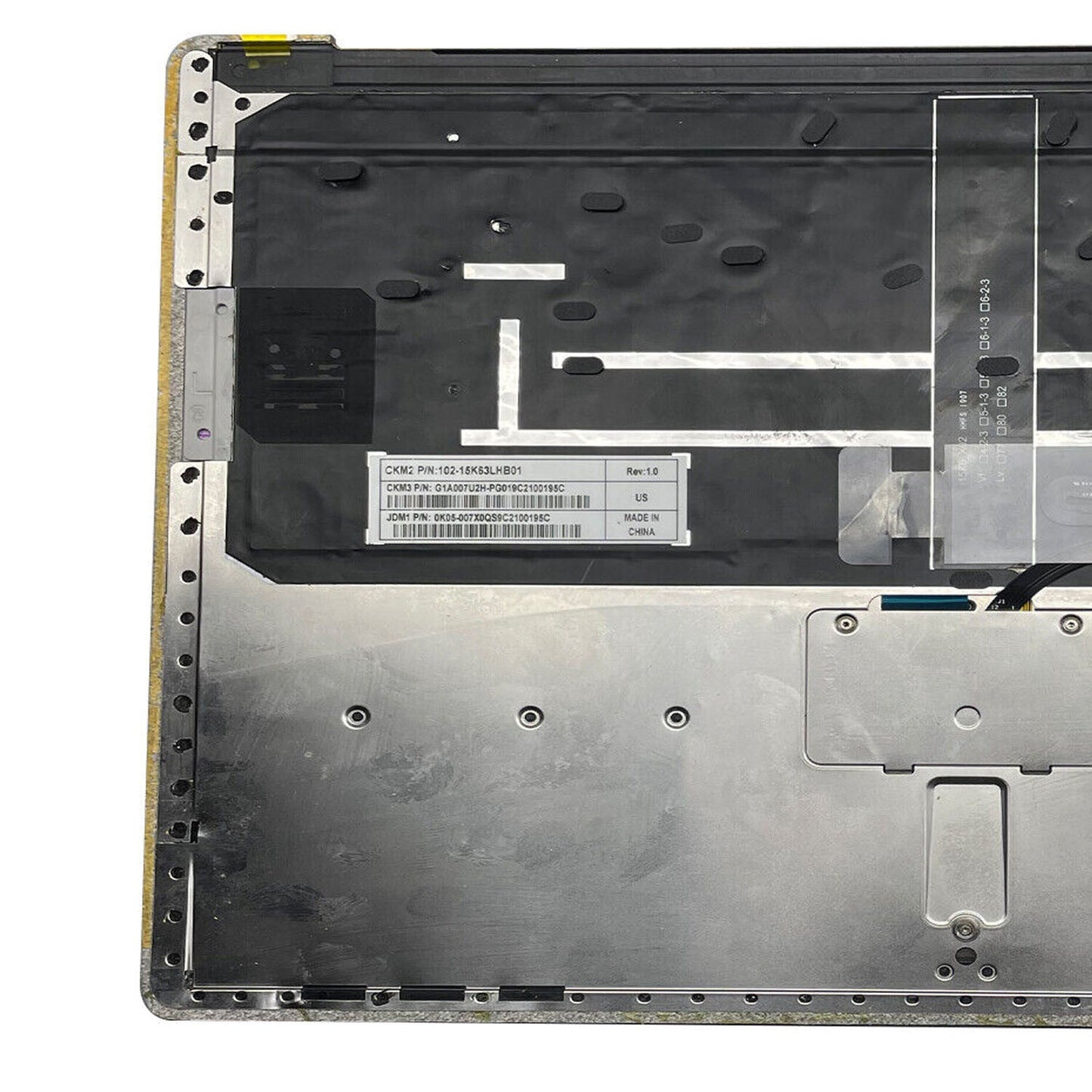 For Microsoft Surface 1st 2nd 1769 Palmrest Backlit Keyboard Touchpad Case Gray